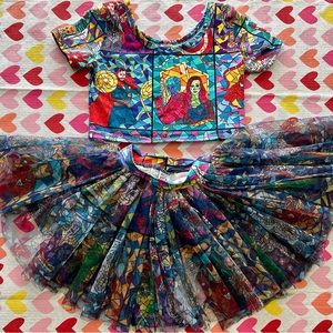 Wild Rich Kids Tutu 2 piece marvel 9/10 Disney